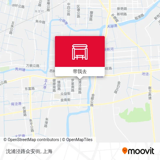 沈浦泾路众安街地图