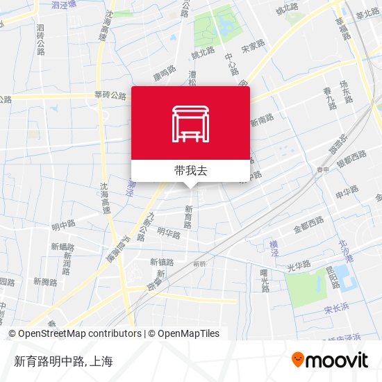 新育路明中路地图