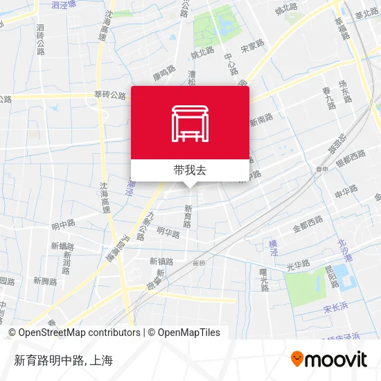 新育路明中路地图