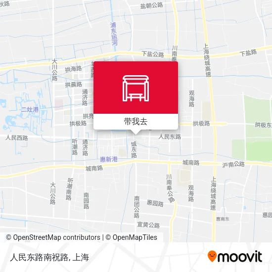 人民东路南祝路地图