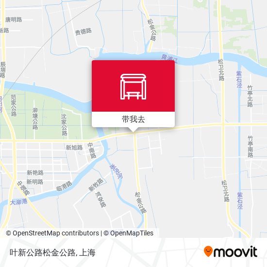 叶新公路松金公路地图