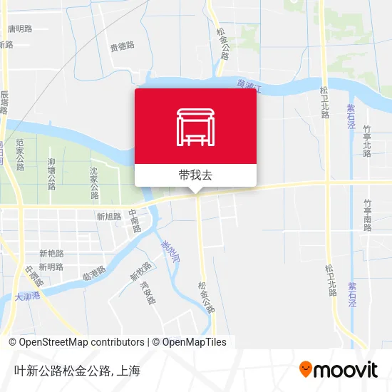 叶新公路松金公路地图