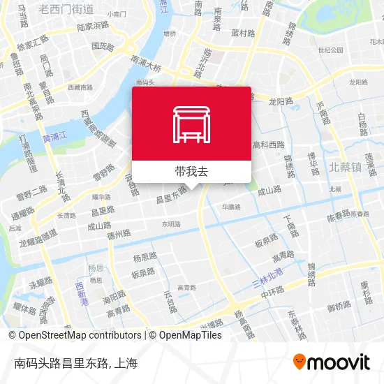 南码头路昌里东路地图