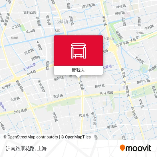 沪南路康花路地图