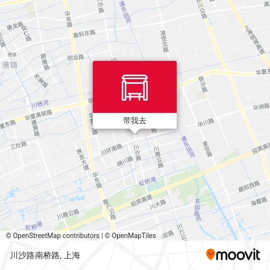 川沙路南桥路地图