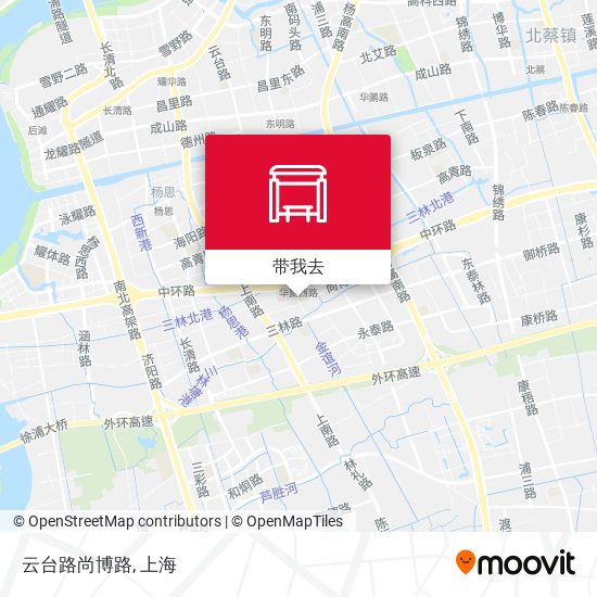 云台路尚博路地图