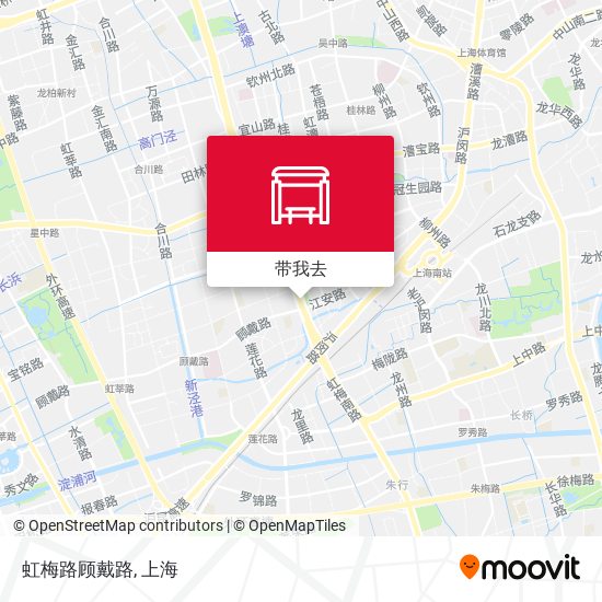 虹梅路顾戴路地图