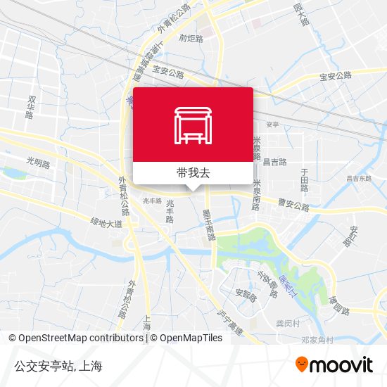 公交安亭站地图