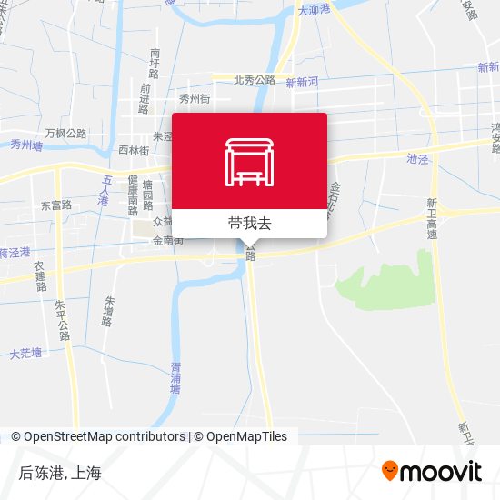 后陈港地图