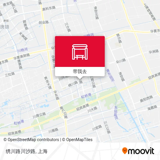 绣川路川沙路地图