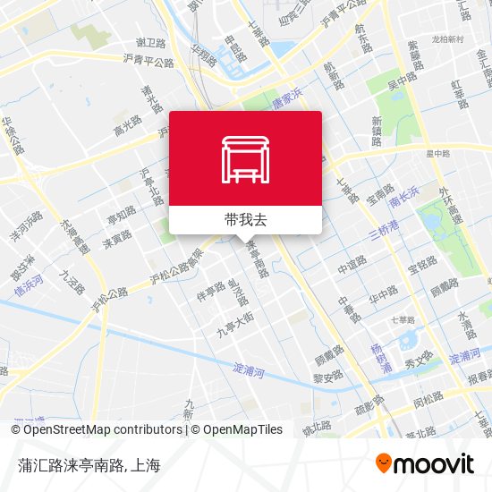 蒲汇路涞亭南路地图