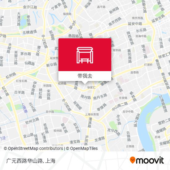 广元西路华山路地图