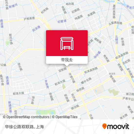 华徐公路双联路地图