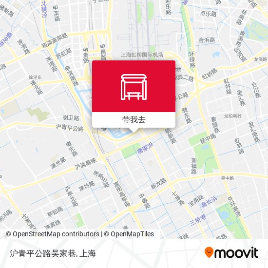 沪青平公路吴家巷地图