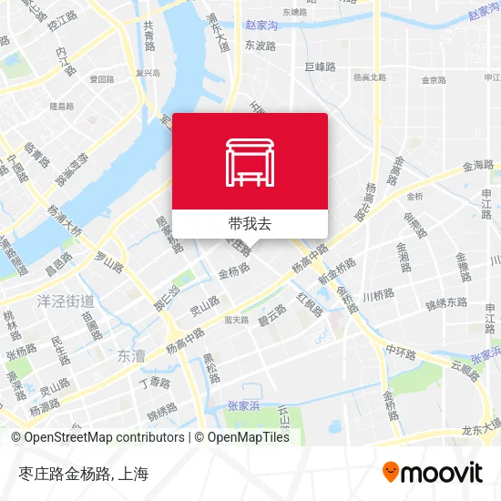 枣庄路金杨路地图