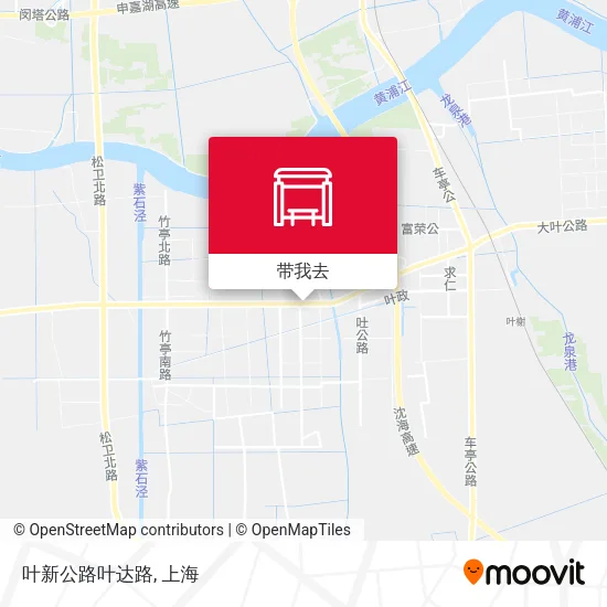 叶新公路叶达路地图