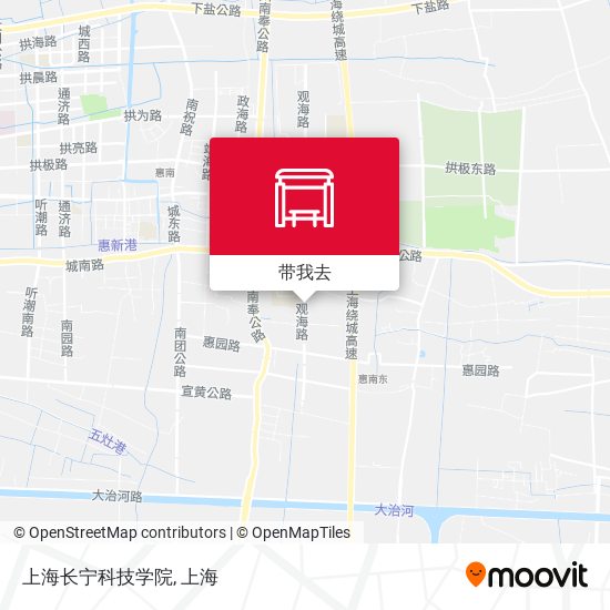 上海长宁科技学院地图