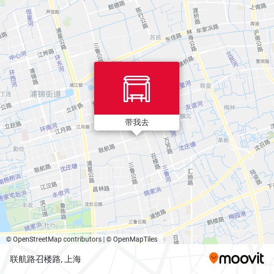 联航路召楼路地图