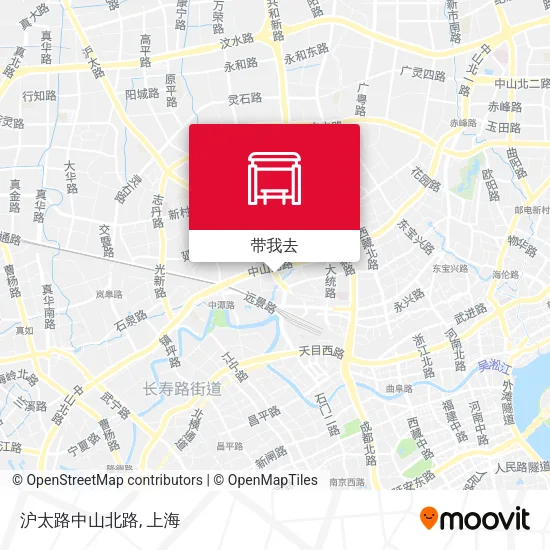 沪太路中山北路地图