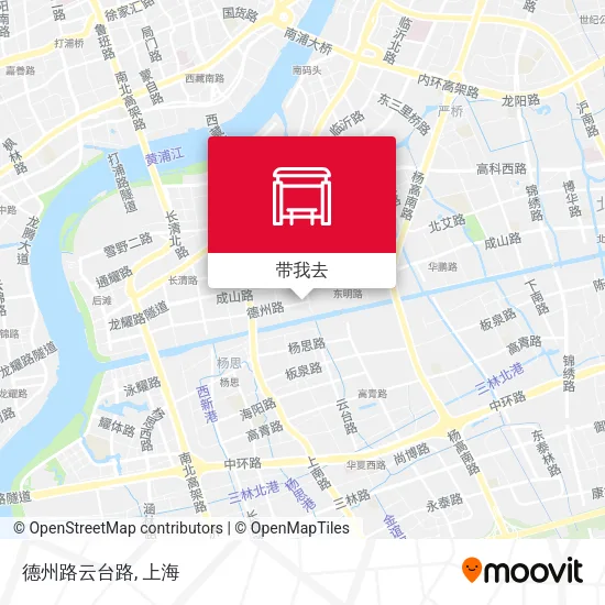 德州路云台路地图