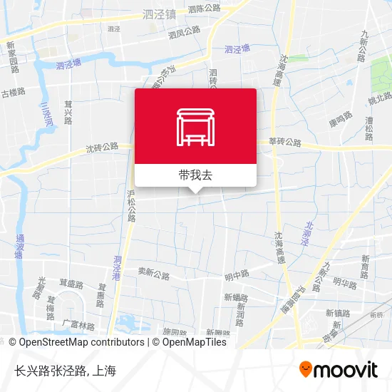 长兴路张泾路地图