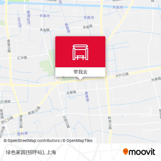 绿色家园(招呼站)地图
