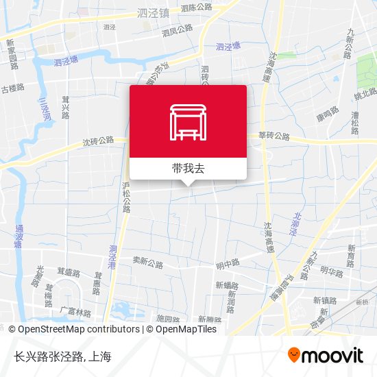 长兴路张泾路地图