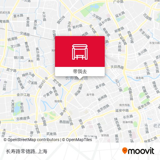 长寿路常德路地图
