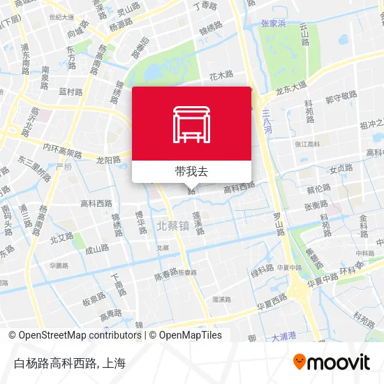 白杨路高科西路地图
