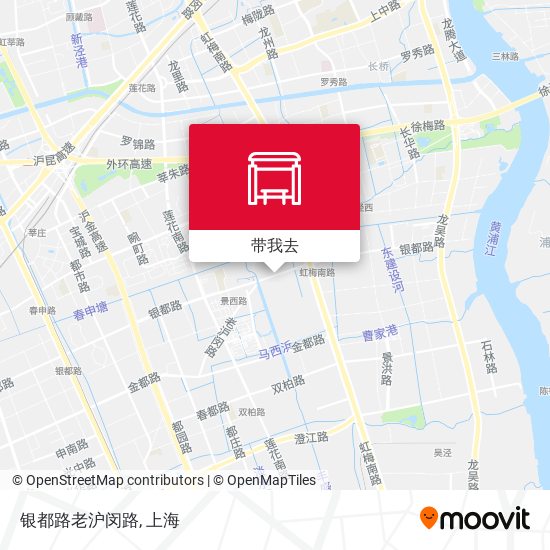 银都路老沪闵路地图