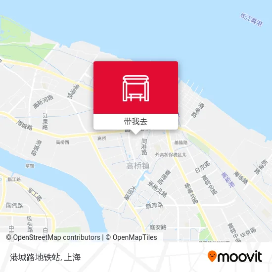 港城路地铁站地图