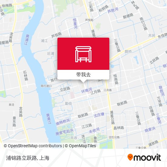 浦锦路立跃路地图