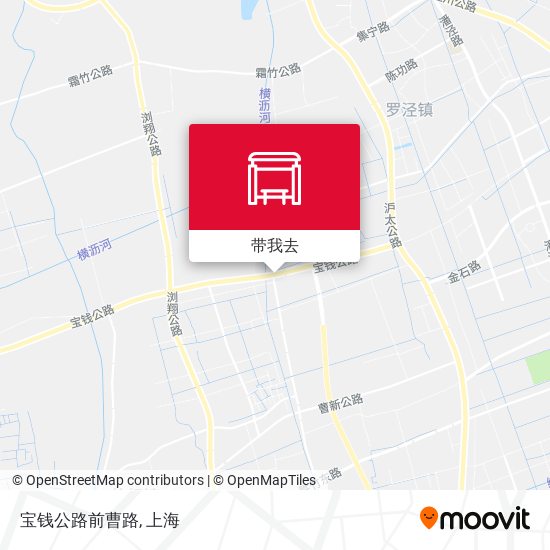 宝钱公路前曹路地图