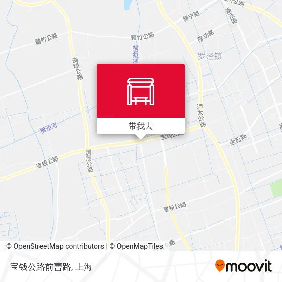 宝钱公路前曹路地图