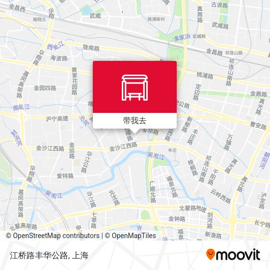 江桥路丰华公路地图