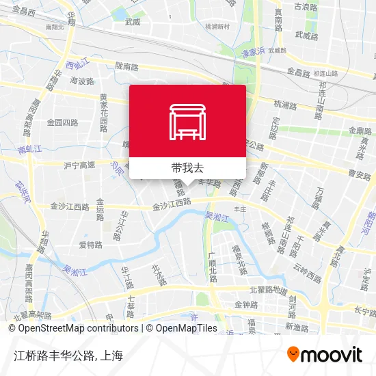 江桥路丰华公路地图