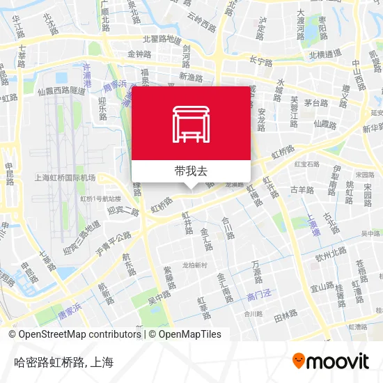 哈密路虹桥路地图