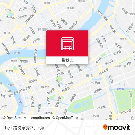 民生路沈家弄路地图