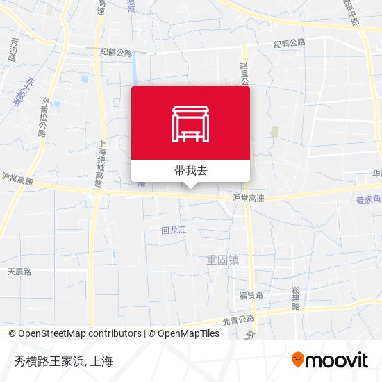 秀横路王家浜地图