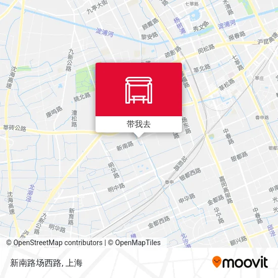 新南路场西路地图