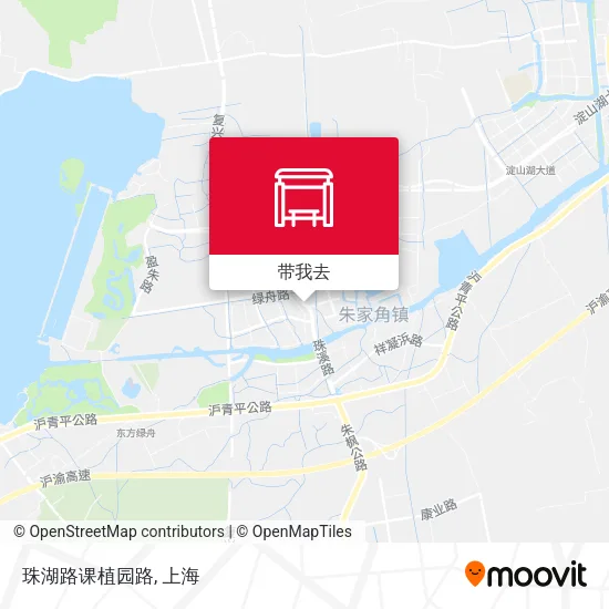 珠湖路课植园路地图