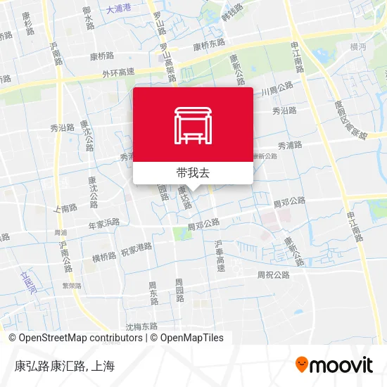 康弘路康汇路地图