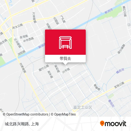 城北路兴顺路地图