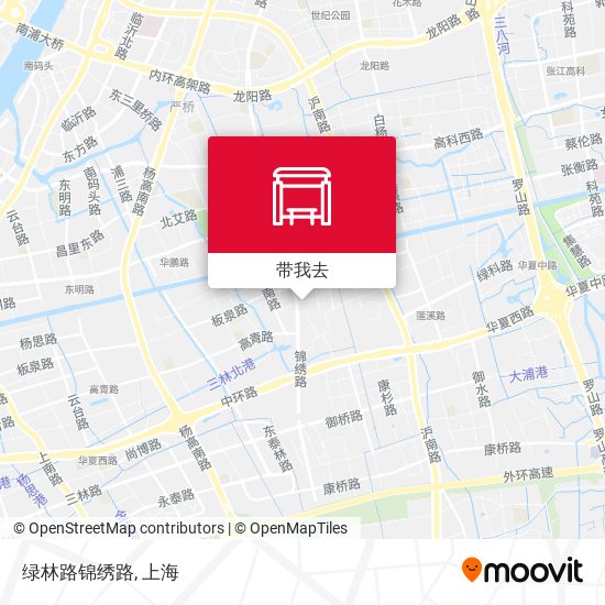 绿林路锦绣路地图