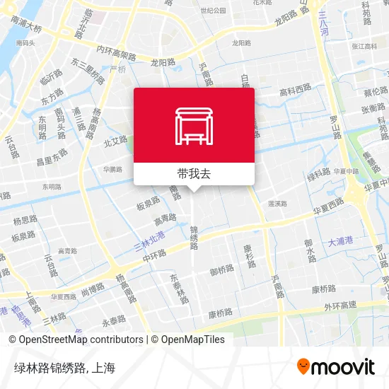 绿林路锦绣路地图