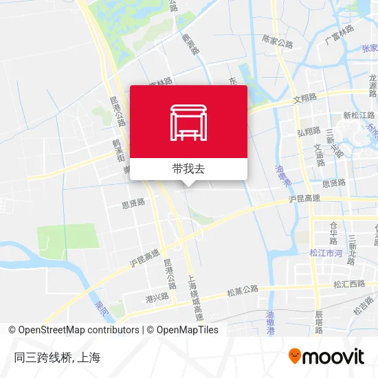 同三跨线桥地图