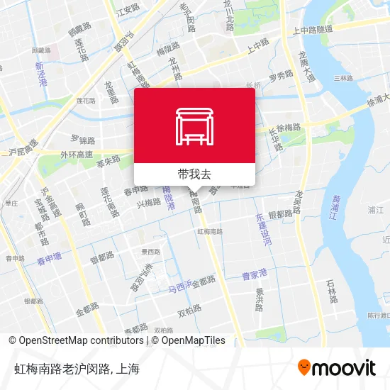 虹梅南路老沪闵路地图
