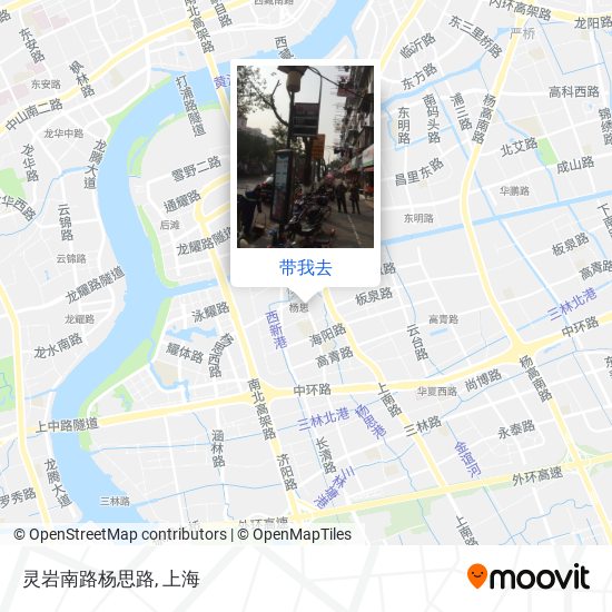 灵岩南路杨思路地图