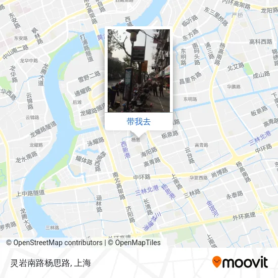灵岩南路杨思路地图