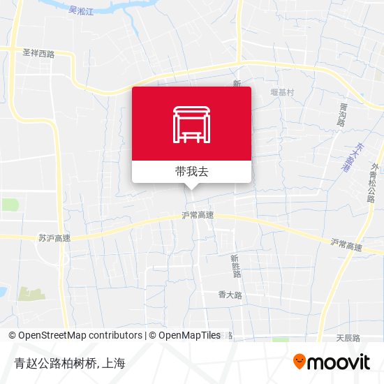 青赵公路柏树桥地图